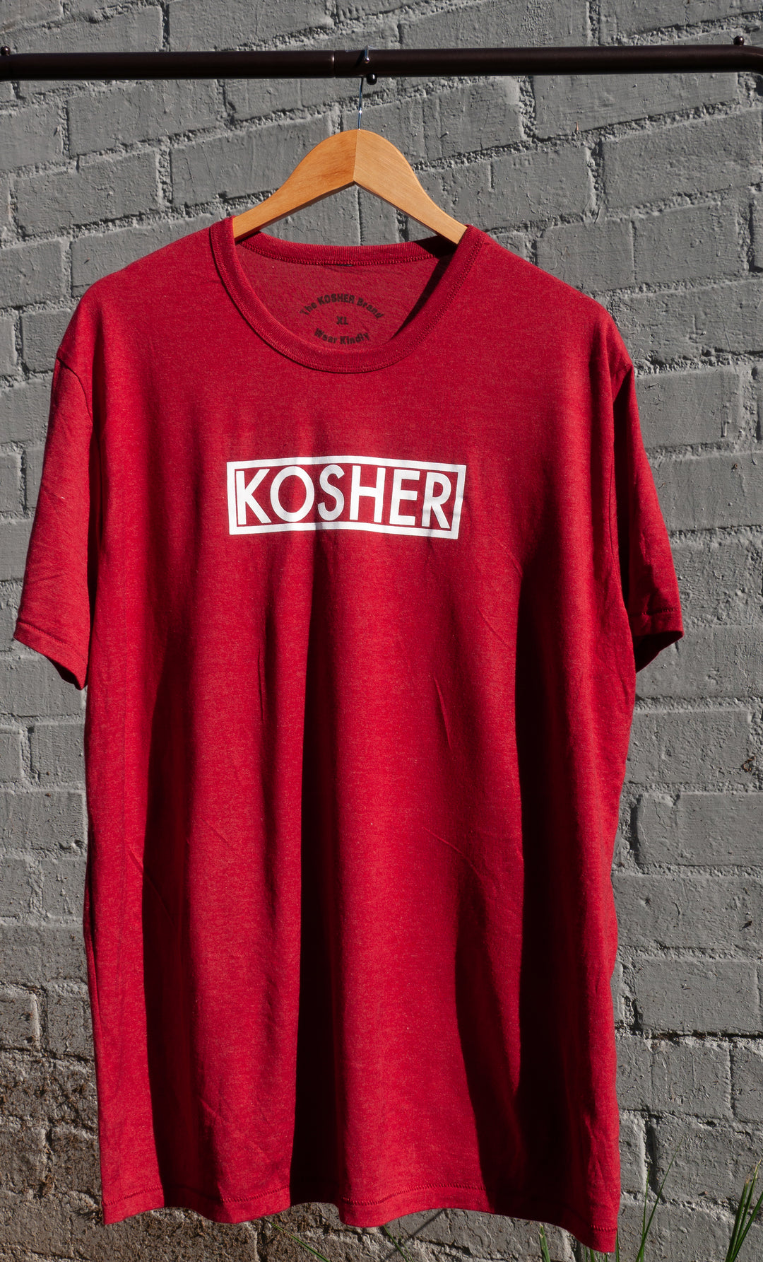 The Osher KOSHER Tee - Carm Red