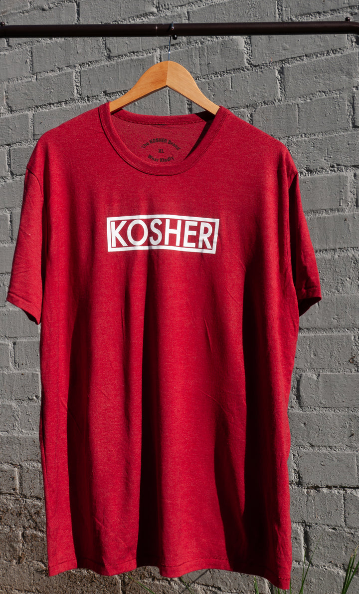 The Osher KOSHER Tee - Carm Red