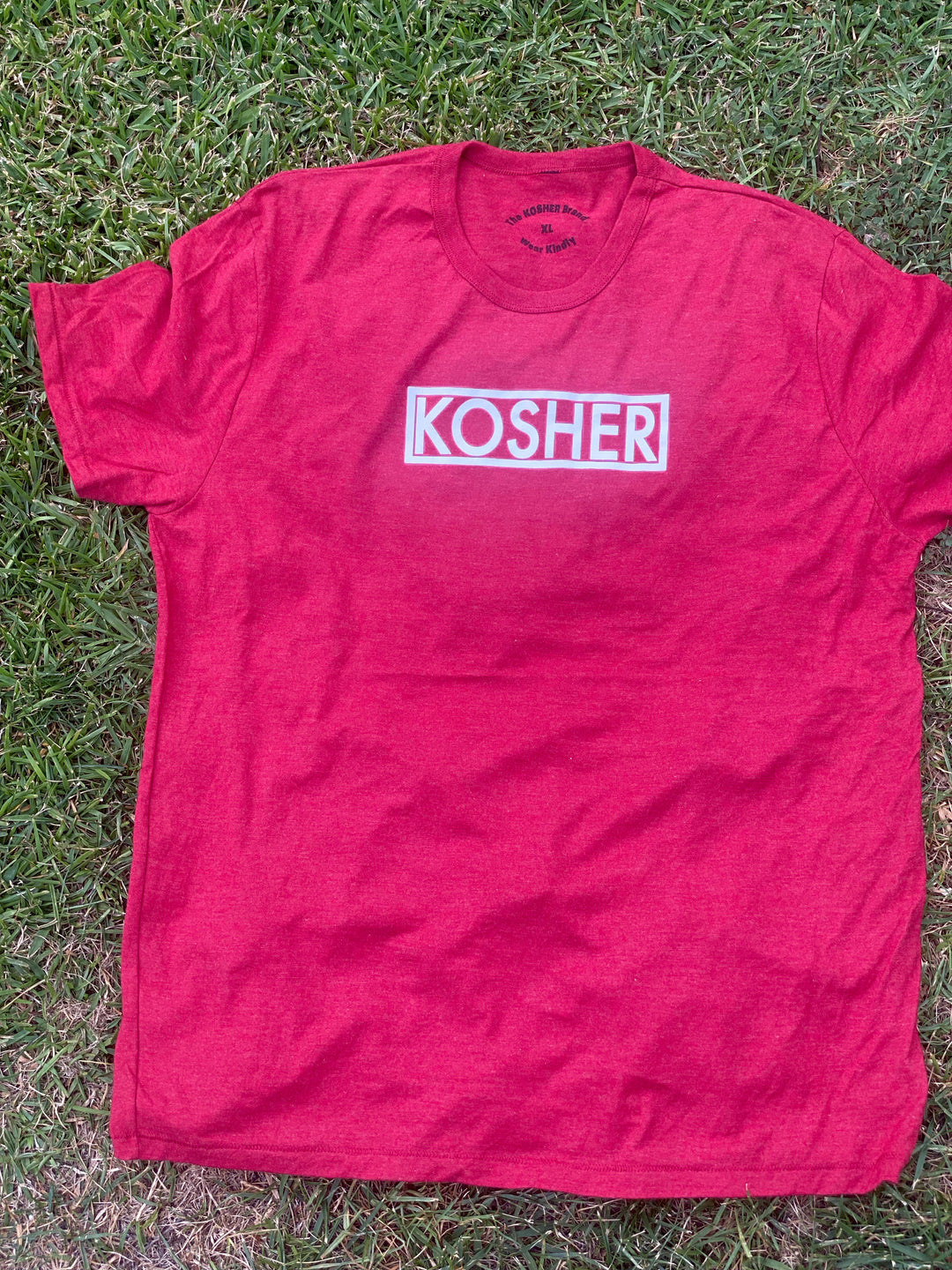 The Osher KOSHER Tee - Carm Red